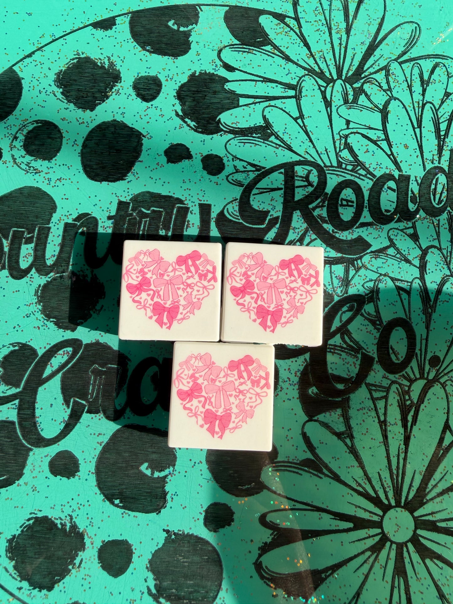 Pink Heart W/Bow
