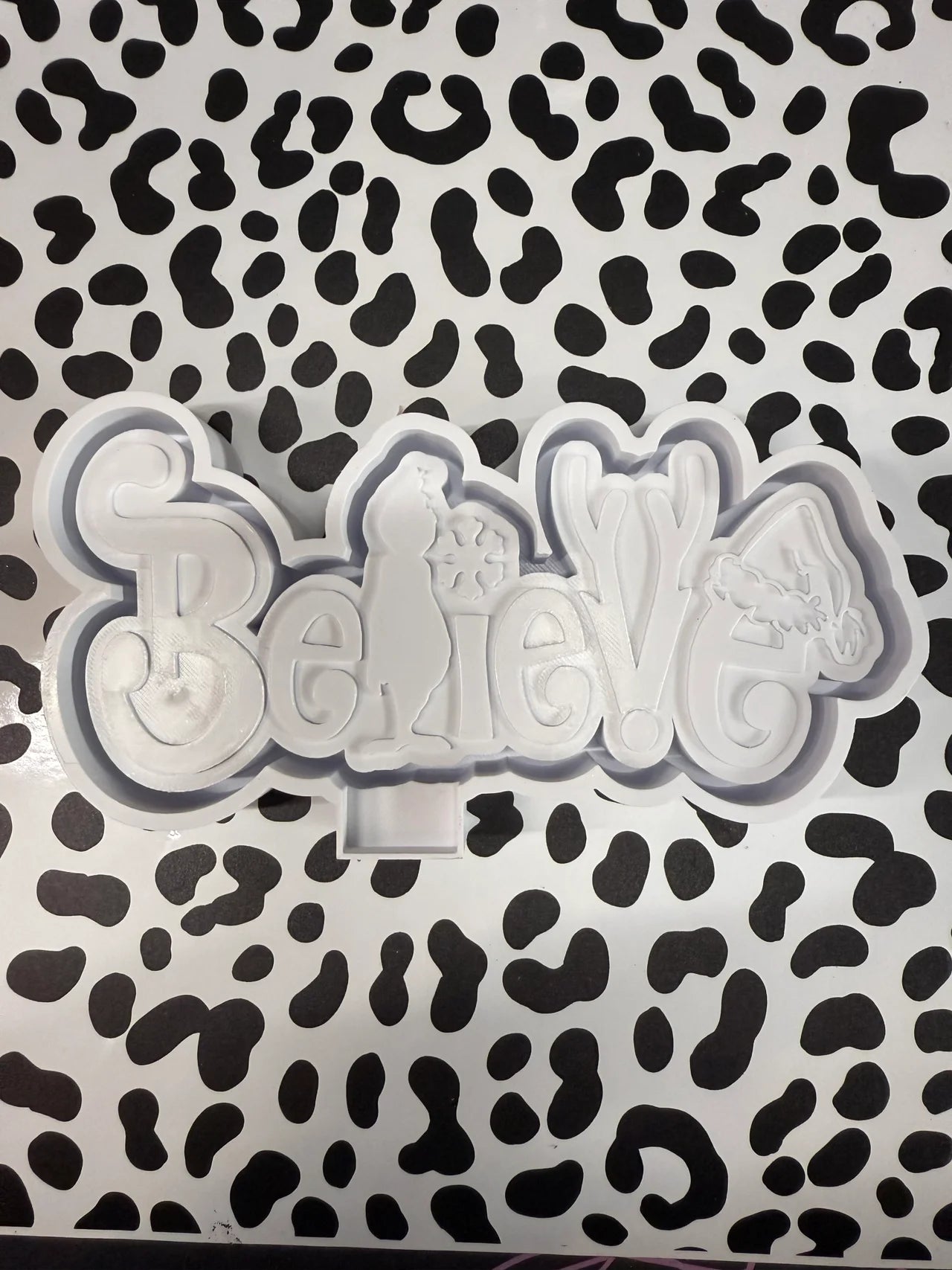Believe Christmas Mold #20