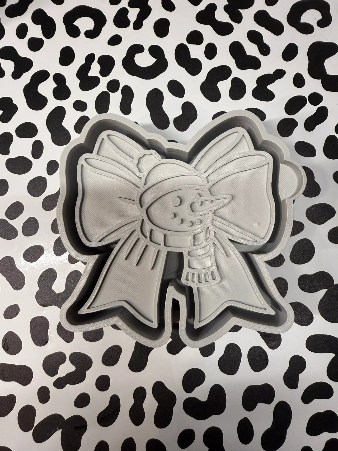 Snowman Bow Mold #45