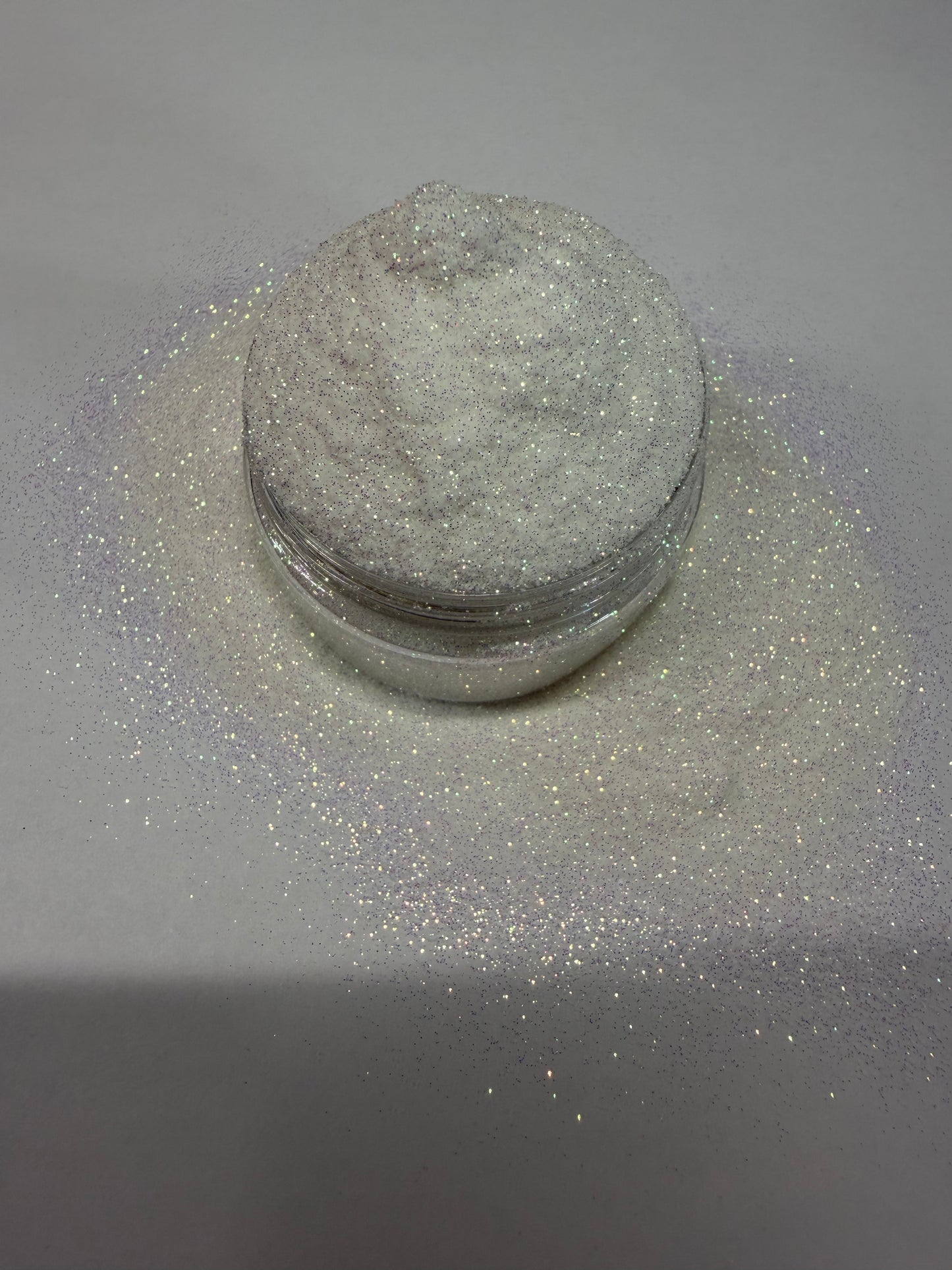 Wedding Dress White Glitter Dust