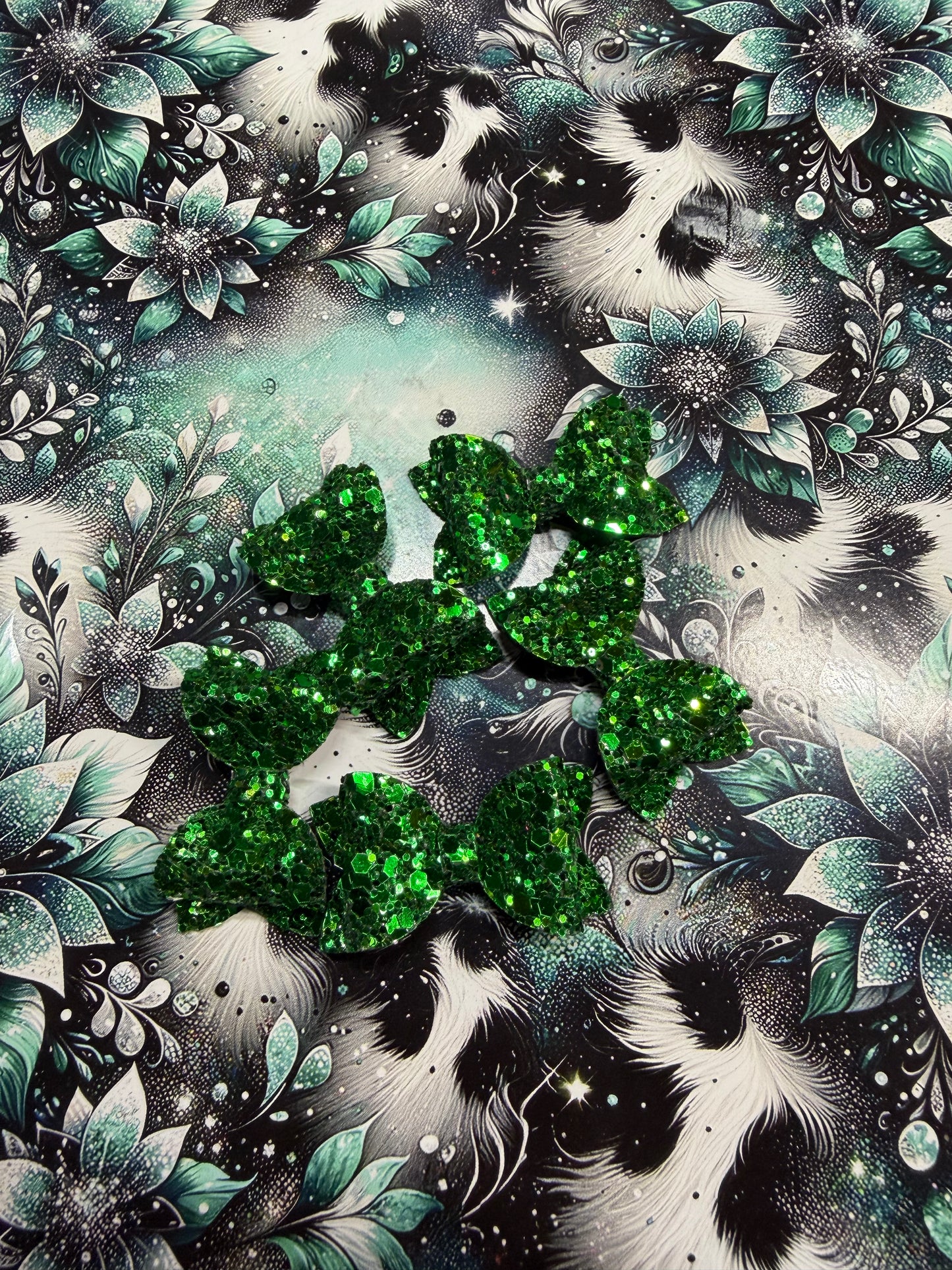 Dark Green Freshie Bow