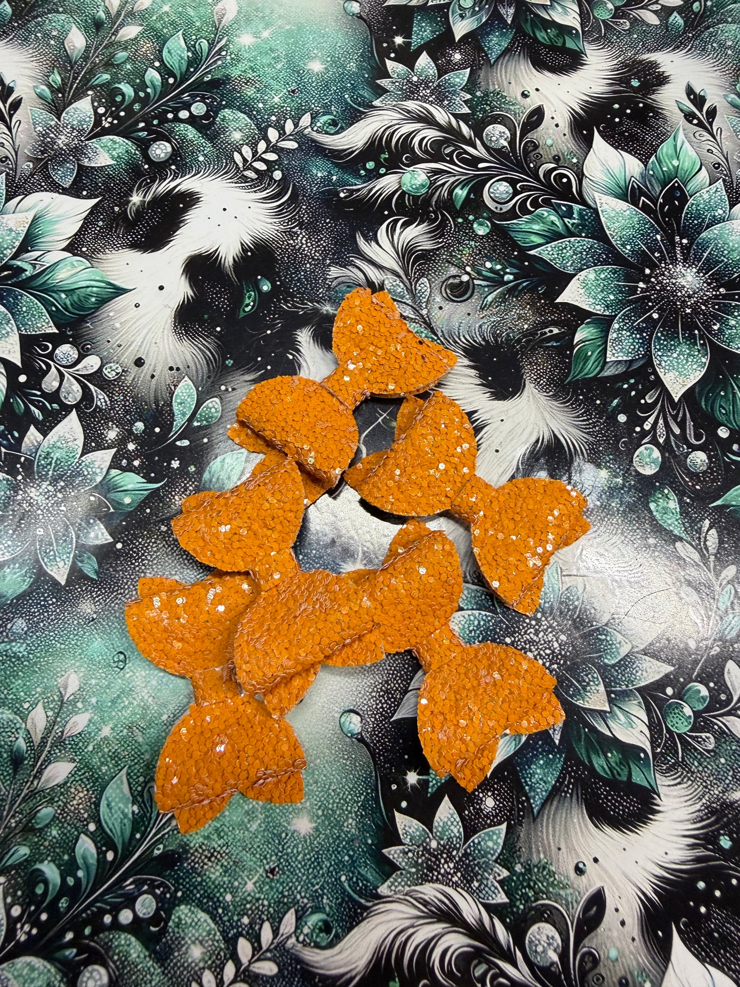 Pumpkin Orange Freshie Bow
