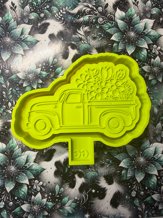 Flower Truck Mold #222