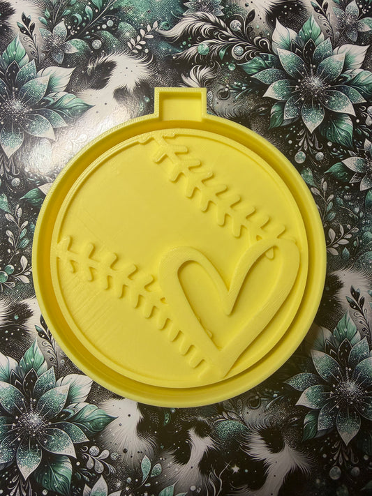Heart Baseball Mold #225