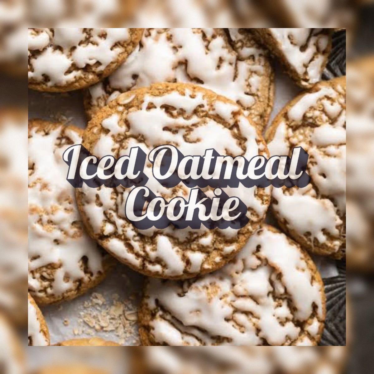 Iced Oatmeal Cookie