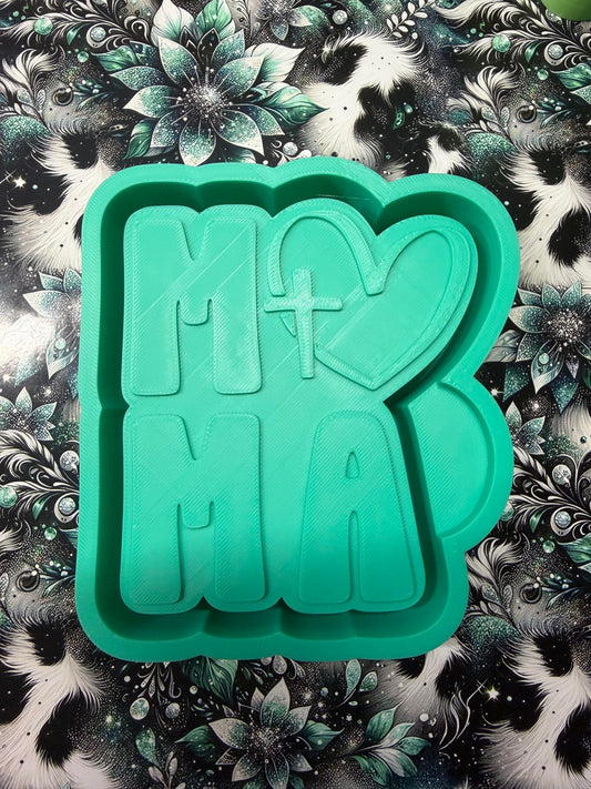 Mama with Cross Mold #328