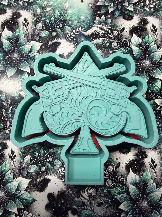 Revolver Spade Mold #255