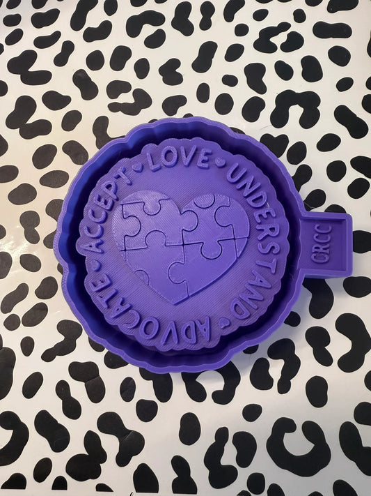 Autism Puzzle Pieces Mold #115