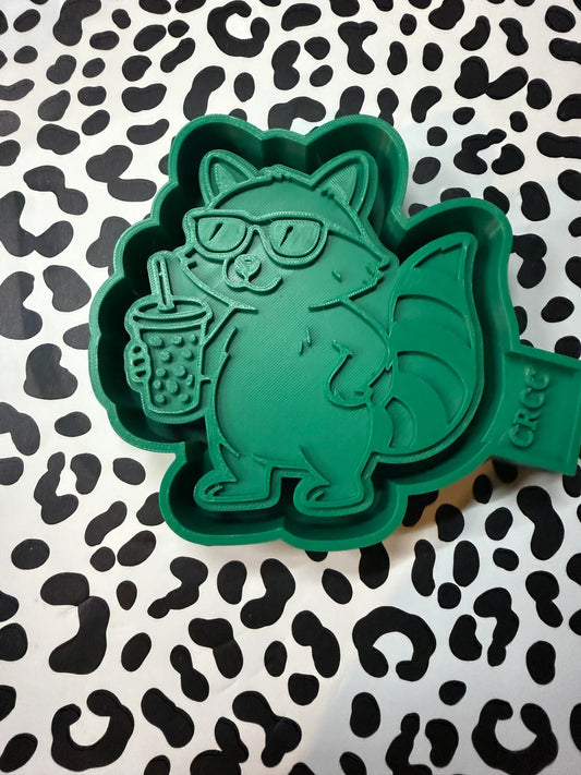 Cool Dude Raccoon Mold #100