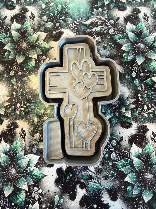 Heart Cross Mold #186