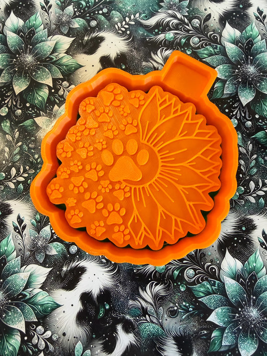 Paw Print Flower Mold #163