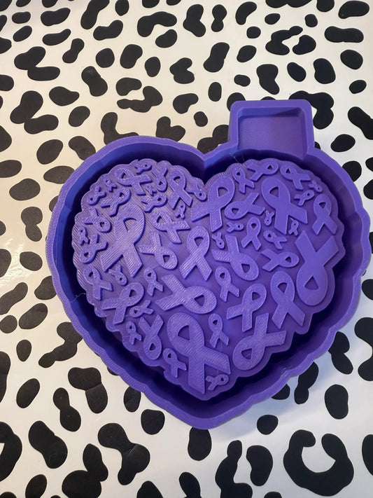 Ribbon Heart Mold #113