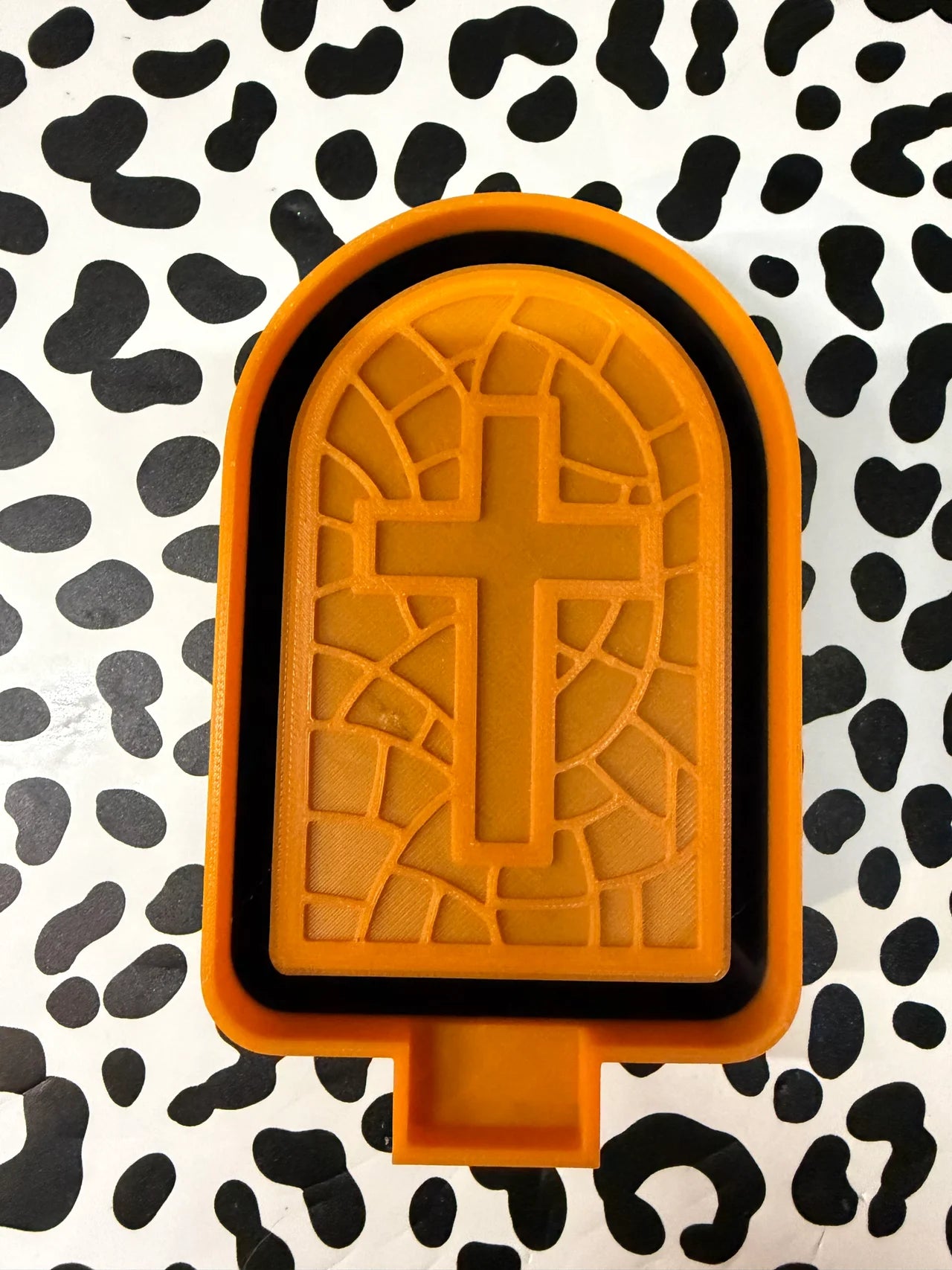Stained Glass Cross Mold #148